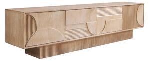 Televizní stolek ART DECO II NATURAL WHITE 200 CM masiv mango Nábytek | Obývací pokoj | Televizní stolky