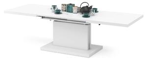 ASTON bílý, rozkládací, zvedací konferenční stůl, stolek - 70 cm