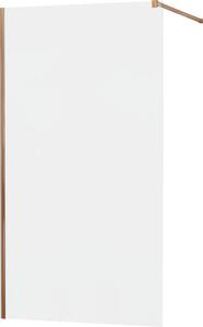 MEXEN - Kioto zástěna sprchová 70 x 200 cm, mléčná 8 mm - růžově zlatá - 800-070-101-60-30