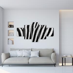Obraz kůže zebry (125x70 cm)