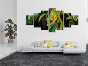 Obraz chameleona (210x100 cm)