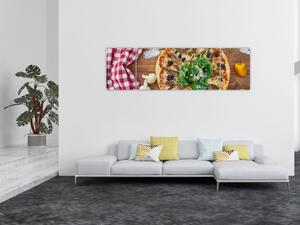 Obraz pizzy (170x50 cm)