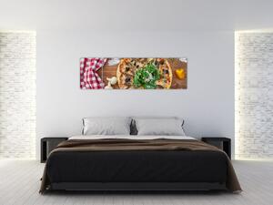 Obraz pizzy (170x50 cm)