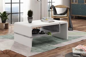 FOLK bílá / beton, konferenční stolek, moderni