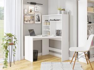 Rohový kancelářský stůl BRON - bílý