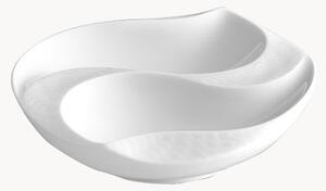 Ručně vyrobená servírovací mísa z porcelánu Wellenspiel Relief