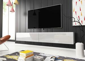 Televizní skříňka s LED osvětlením 180 cm WILLA D - bílá