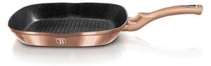 BERLINGERHAUS Pánev grilovací s mramorovým povrchem 28 cm Rosegold Metallic Line BH-1521