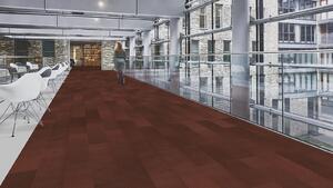 FORBO Flotex Planks Boxcross Crimson 133016 - 2.50 m2