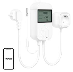 Zásuvkový termostatický regulátor teploty Meross MTS960HK (HomeKit)
