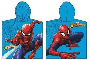 Javoli Pončo Spiderman 60 x 120 cm světle modré