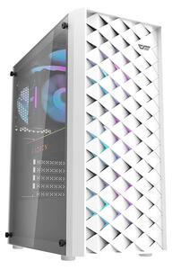 Počítačová skříň Darkflash DK351+ 4 ventilátory (bílá)