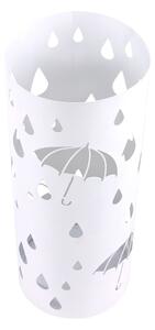 SONGMICS Stojan na deštníky, bílá 19,5x49cm