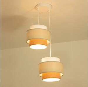 Brilagi - Lustr na lanku RESNA 2xE27/60W/230V pr. 30 cm krémová/béžová