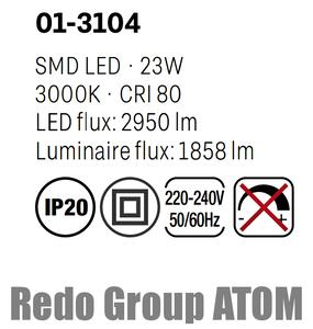 Moderní LED stropní svítidlo ATOM 01-3104/LED 23W/3000K