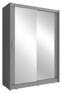 Zrcadlová skříň s posuvnými dveřmi 130 cm MARVAN - grafit