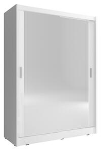 Zrcadlová skříň s posuvnými dveřmi 130 cm MARVAN - bílá