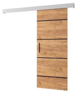 Posuvné dveře 70 cm Slavdro 4 (craft gold + bílý mat)