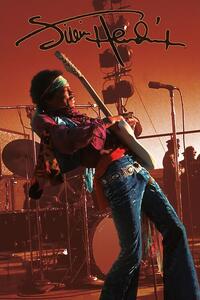 Plakát, Obraz - Jimi Hendrix - Live