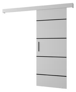 Posuvné dveře 70 cm Slavdro 4 (bílý mat). Akce -28%