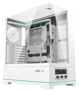 Počítačová skříň Darkflash DY450 bez ventilátorů (bílá)