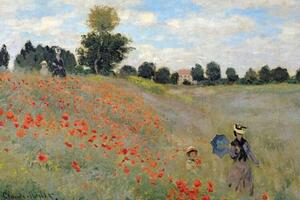 Plakát, Obraz - Claude Monet - Poppies, (91.5 x 61 cm)
