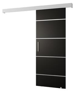 Posuvné dveře 70 cm Slavdro 4 (černá matná + bílá matná)