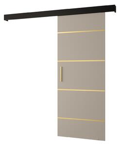 Posuvné dveře 70 cm Slavdro 4 (kašmír + černý mat)