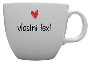 Vlastní text na MEGA XXL keramický hrnek 1000 ml