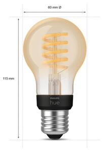 Hue WA LED Filament žárovka E27 A60 7W 550lm 2200-4500K IP20