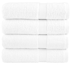 Prémiové osušky SOLUND 4 ks bílé 100x150 cm 600 g/m² 137133