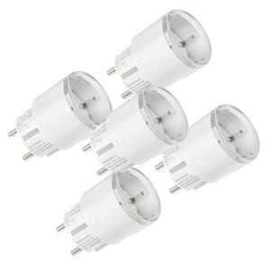 Sada 5 chytrých zásuvek Shelly Plug S MTR Gen3 12A (bílá)