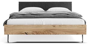 Dubová postel 160x200 cm Teramo