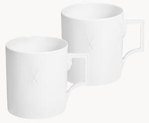 Ručně vyrobené hrnky z porcelánu Berlin, 2 ks