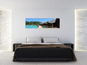 Obraz Maledivy (170x50 cm)