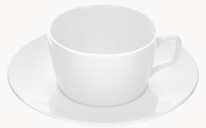 Ručně vyrobené porcelánové šálky na kávu s podšálky Cosmopolitan, 2 ks