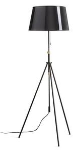 LUTON/RIDICK stojanová lesklá černá zlatá fólie/černá/kov 230V E27 11W - RED - DESIGN RENDL