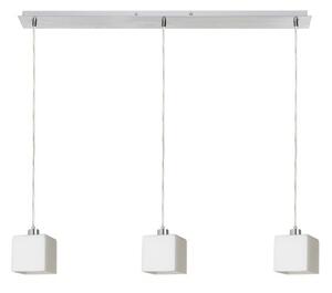 DADOS III 80 závěsná opálové sklo/chrom 230V E27 3x11W - RED - DESIGN RENDL
