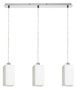 LIZ III 60 závěsná opálové sklo/chrom 230V E27 3x11W - RED - DESIGN RENDL