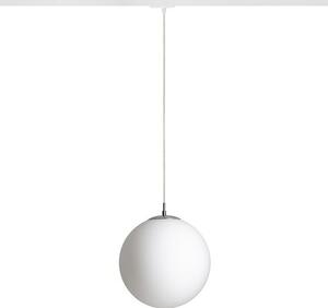 LUNA 30 pro jednookr. lištu opálové sklo/chrom 230V E27 15W - RED - DESIGN RENDL