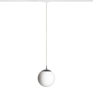 LUNA 20 pro jednookr. lištu opálové sklo/chrom 230V E27 15W - RED - DESIGN RENDL