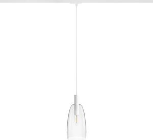 BELLINI L E14 pro jednookr. lištu závěsná bílá čiré sklo 230V E14 15W - RED - DESIGN RENDL