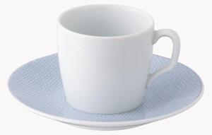 Sad ručně vyrobených porcelánových šálků s podšálky na espresso Cosmopolitan, 2 díly