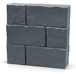 Prosperplast Sud na dešťovou vodu Stones Block 400 l tmavě šedý