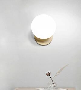 Toolight, skleněná nástěnná lampa Kinkiet APP950-1W, zlatá, OSW-06684