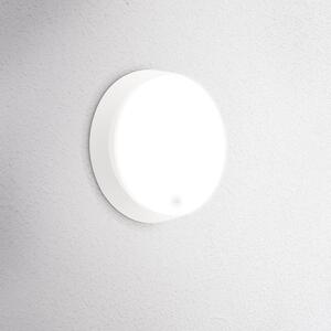 CEN OSTOBS-1421500 Venkovní nástěnné LED svítidlo kulaté OASI CCT 14W 3000/4000/6500K IP54 bílá pohybové čidlo - CENTURY