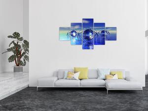 Obraz abstrakce - voda (125x70 cm)