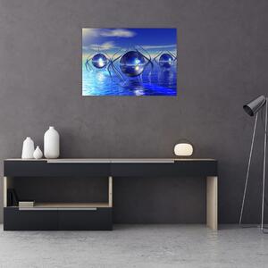 Obraz abstrakce - voda (70x50 cm)