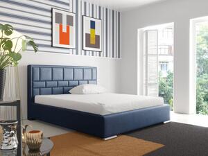 Manželská postel NERIA - 200x200, modrá