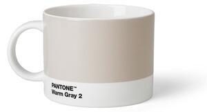 Bílý/šedý keramický hrnek 475 ml Warm Gray 2 – Pantone